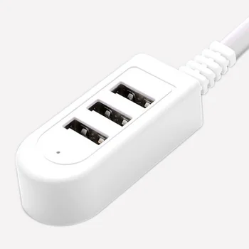 1,2 М удължителен кабел USB-кабел, Зарядно устройство, Линеен Hub Повече, отколкото USB сплитер Нов Стил на 3 USB ХЪБ, Кабел за зареждане Бързо Зареждане на USB удължителен кабел