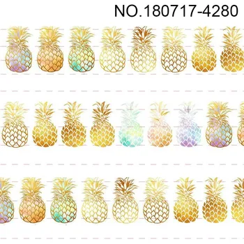10 ярда - Различни размери-Лента в голям рубчик с плодов модел-Хубава,топла и новата лента-Диня,ягода, лимон модел
