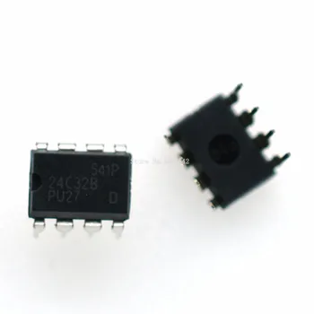 10ШТ 24C32 AT24C32 24c32 AT24C32N LCD чип за съхранение на DIP-8 на едро