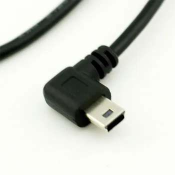 1бр Мини-USB Мъжки Ляв Ъгъл на Dupont 5 - пинов Конектор дънната платка Кабел 50 см/1,5 метра