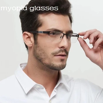 2020 нови модни Очила за четене с Високо качество с диоптрийной рамки с полурамой Бизнес Офис Очила за четене за мъже и жени