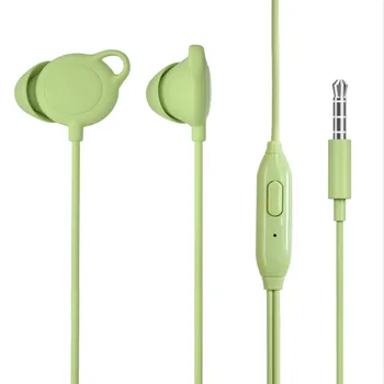 3,5 мм жак за свързване на спалня слушалки в ушите антишумовая страничната спална слушалката мек силикон, подходящ за слушалки за iphone Huawei