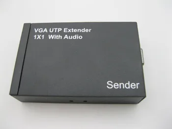 300 м HD 1080P VGA UTP кабел за удължаване 1x1 конектор с аудио по Cat5/5e/6 Ethernet кабел RJ-45 подкрепа монитори проектори HDTV VGA300