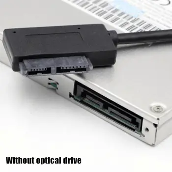 35 см USB Адаптер за PC 6 P 7 P CD DVD Rom SATA КЪМ USB 2.0 13 Лаптоп Тънък Конвертор Щифт, който има За PC Кабел За Лаптоп Sata Адаптор D2R0