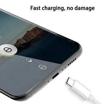5A, USB Кабел Тип с Бързо Зареждане от 3 M, USB-тел за Huawei P40 P30 Pro Samsung Забележка 9 Тип-на c Линия за предаване на данни Бързо Зареждане на захранващия Кабел на Зарядно устройство