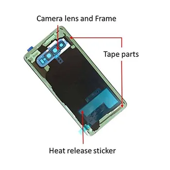 6,1 инча Задния Капак на Отделението за батерията на Samsung Galaxy S10 SM-G973F G973U G973W Делото на Задното Стъкло С Безплатни Инструменти+Стикер