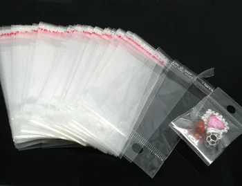 8 СЕЗОНА 200 бр. Прозрачни Самозалепващи Уплътнителни Найлонови Торбички 11,5х5 см (B05758)