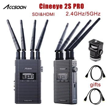 ACCSOON Cineye 2S Pro SDI 5G 1200-подножието безжична система за предаване на 1080p двойна лента HDMI-съвместим Приемник видеопередатчика