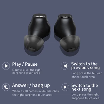Baseus WM01 TWS Bluetooth Стерео Слушалки Безжични 5,0 Bluetooth Слушалки Сензорно Управление Шумоподавляющая Детска Слушалки