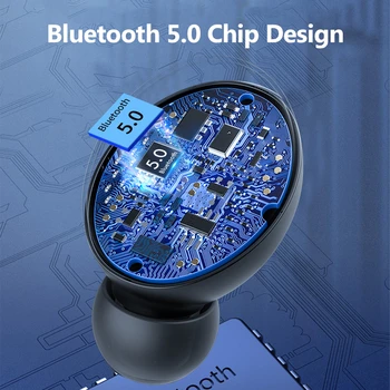 Bluetooth-съвместими Безжични Слушалки V5.0 3500 mah зарядно устройство ще захранване на Скоростната 9D намаляване на шума Спортна Водоустойчива Слушалки С Микрофон