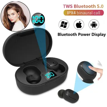 E6S TWS за Безжична Връзка Bluetooth 5,0 Слушалки Спортни Слушалки Слушалки, Мини Стерео Втулки С Микрофон За Смартфон Xiaomi Samsung, Huawei