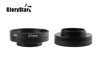 GloryStar с висок коефициент на топлопреминаване на 37 mm UV - филтър от капачка на обектива за GoPro Hero 4 3+ 3 За Аксесоари на GoPro
