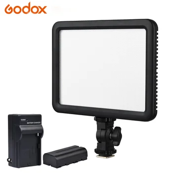Godox P120C LED Лампа ултра тънък Студиен Непрекъснат 3300K~5600K LED Видео Лампа с Батерия За Камера DV Видеокамери