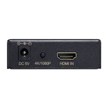 HE120 4K 120 м Мрежов Кабел HDMI-Съвместим Удължител Предавател Приемник Без Загуба RJ-45 за телевизионно излъчване на екрана на монитора