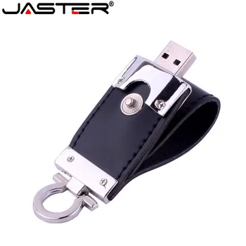 JASTER търговия на Едро с кожена usb-стик кожа ключодържател 8 GB 16 GB 32 GB 64 GB карта памет 4 GB 16 gb usb креативен подарък