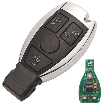 Jingyuqin 10PS Умно Дистанционно Ключ За Mercedes Benz 2000 година+ Поддържа оригинални NEC и BGA 315 Mhz или 433,92 Mhz, 3 Бутона