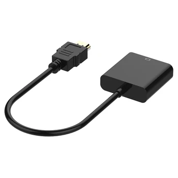 KAI HD HDMI-съвместим с VGA Адаптер Цифров Аналогов Аудио-Видео Кабел Конвертор HDMI-съвместим конектор VGA