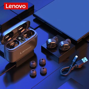 Lenovo HT18 TWS Безжични слушалки True Bluetooth 5,0 Слушалки Стерео Слушалки с микрофон Слушалки 1000 ма HIFI Стерео Слушалки