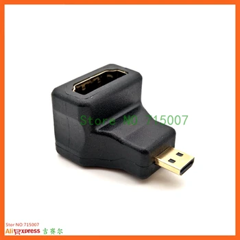 Micro HDMI-съвместим с HDMI Кабел Конвертор Адаптер Micro Type D Мъжки конектор тип A За телевизор LCD HDTV