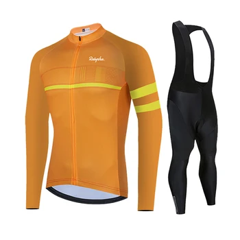 RALVPHA Есенни комплекти Джърси за колоезденето Дишащи с дълъг ръкав 2021 Пролет Нови Мъжки МТБ Велосипедна дрехи, Костюми Roupa Ciclismo