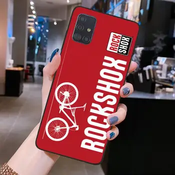 Rockshox Велосипед МТВ калъфче за телефон с дизайн за Samsung S20 plus Ultra S6 S7 edge S8 S9 plus S10 5G lite 2020