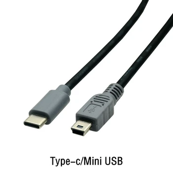 USB Type C OTG КЪМ Мини USB 5-ПИНОВ Кабел За Бързо Зареждане Зарядно Устройство USB Кабел За Данни, За да Синхронизирате Мобилните Компютри Macbook