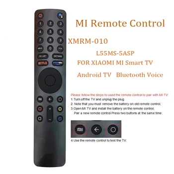 XMRM-010 Нов Дистанционно Управление за Xiaomi MI TV 4S 4A Bluetooth Гласово Дистанционно Управление на Android Смарт телевизори L65M5-5ASP Подмяна на Fernbedienung