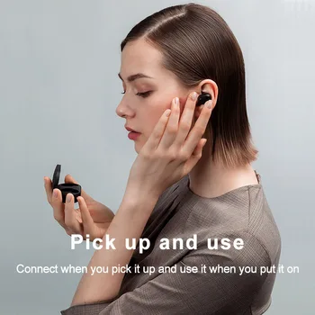 Xiaomi Redmi AirDots2 ушите за Безжична връзка Bluetooth 5,0 Слушалки Преносима Слушалки Шумоподавляющие Слушалки TWS Оригинал