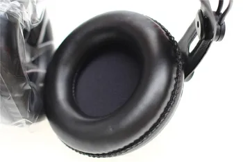 ZUIDID Оригинална слушалка Samson SR850 за мониторинг HIFI Слушалки с полуоткрытой заден панел за студио, с кожена ухо,без търговията на дребно