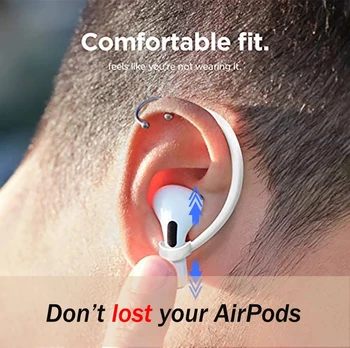 Анти-Загубени Заушники за Apple Airpods Pro 3 2 1 Xiaomi Huawei Притежателя на кука за слушалки за слушалките Air шушулките pro Аксесоари за безжични слушалки