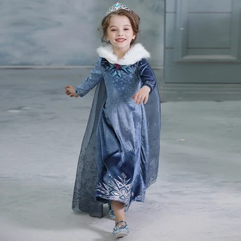Бебешка рокля на Принцеса за момичета Cosplay Костюм Детски рожден Ден на Хелоуин Маскарадните рокли за момичета Рокля на пакет от 8 на 10 години