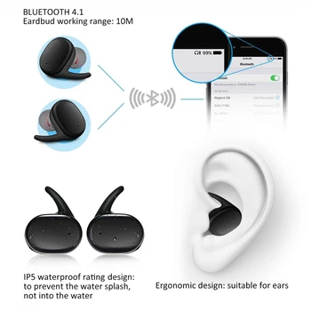 Безжични Слушалки TWS Y30 С дълга батерия HD Стерео В Ухото Спортни Слушалки BT5.0 Слушалки, съвместими с Bluetooth за XiaoMi iPhone huawei