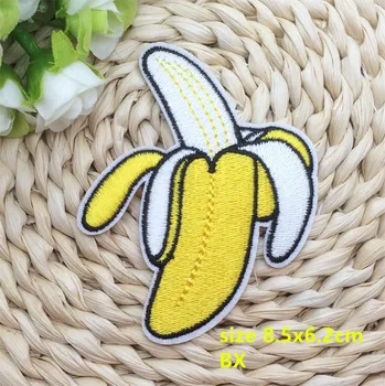 Безплатна Доставка на 10 бр. Банан пълен Бродирани петна ютия на Мотив шият Плодове Апликация САМ аксесоар BX