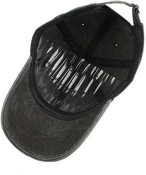 Бейзболна шапка с морска цитат на Капитана,Унисекс, Регулируема промытая памучен деним шапка за мъже и жени