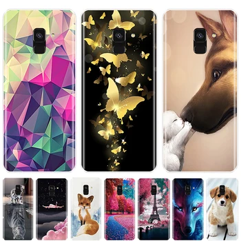 Делото за Samsung Galaxy А5, А7, А9 2018 A6 A8 Плюс Мек силиконов калъф от TPU с чудесни животни за мобилен телефон Samsung A3 A5 A7 2016 2017