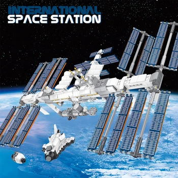 Дизайнер LEGP Ideas Международната Космическа Станция 21321, Комплект за Демонстрация и за Възрастни, ще се Превърне в Чудесен Подарък За Рожден Ден (864 Броя)
