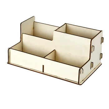 Дървена Кутия За Съхранение на Организаторът DIY Инструменти За Монтаж на Контейнер за Домашната Работилница Студио Моделиране Използване в Строителството