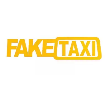 Жълто ФАЛШИВИ ТАКСИТА Фалшиви Таксита Плаващи Знак Забавно Гореща Стикер Продажба на Автомобили Z3C0