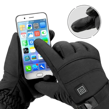 Зимна Ветрозащитный Сензорен екран, USB Електрически Ръкавици с топъл Анти-Студени Колоездене, Спортни Топли Ръкавици за ръце за жени и мъже