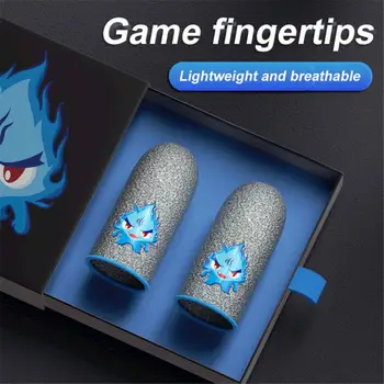 Игри Нажежен Ръкав за пръстите Дишащи Върховете на пръстите за мобилни игри PUBG сензорен екран За детски легла със сензорен екран за мобилни устройства