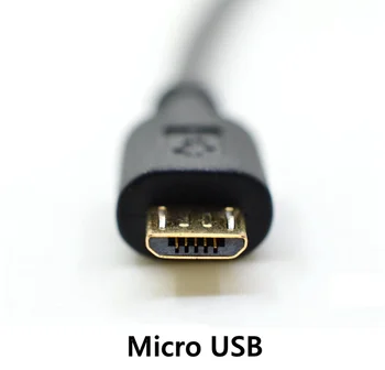 Кабел Micro Mini USB 5Pin от мъжете на мъжа USB 3.1 Тип C Коляно към Mini-Micro USB 2.0 OTG Адаптер Данни Конвертор и Кабел за зареждане от 25 см