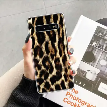 Калъф за мобилен телефон с тигровым Леопардовым принтом Пантера за Samsung Galaxy A50 A70 A40 A30 A20E A10S Note 20 Lite Ultra 10 9 8 A6 A7 A8 A9 Plus