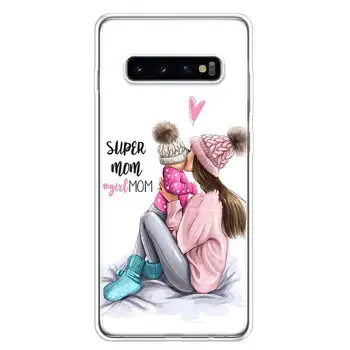 Калъф за телефон с мама и татко за Galaxy Note 10 Lite 20 Ultra 9 8 Samsung A70 A50S A40 A30 A20E A10S A9, A8, A7, Плюс Покриване на Капа