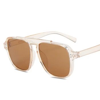 Квадратни дамски Слънчеви очила AKAgafas 2021 Дамски Слънчеви очила Ретро Маркови Дизайнерски слънчеви очила за жени на Океанските лещи Gafas De Sol Mujer
