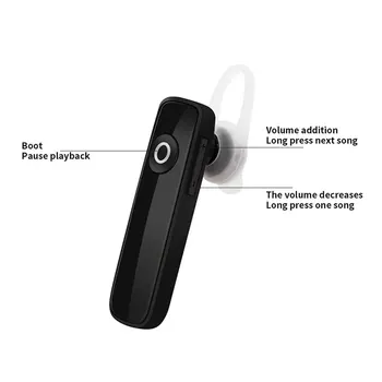 Мини Bluetooth Слушалки M165 За Безжична Връзка Bluetooth Свободен Разговор 