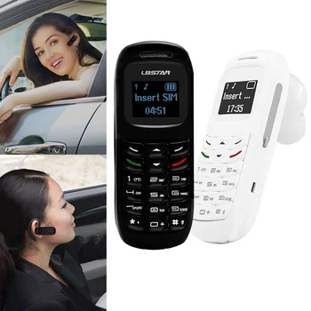 Мини Мобилен Телефон на Мобилен Телефон с Bluetooth Наречие Стерео Ухо Виси Портативен За Пътуване NC99