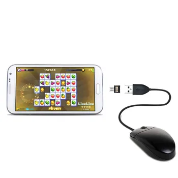Мини конектор Micro USB към USB OTG Кабел USB OTG Адаптер за Флаш устройство за таблет на Samsung с Android