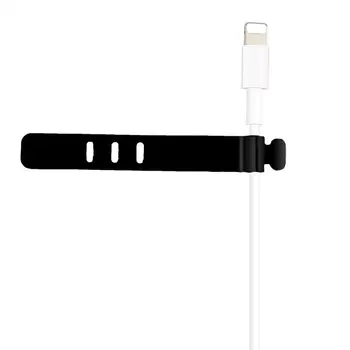 Многоцветен 1БР Дължина 6,5 см, Закрепете за многократна употреба Кабелен Органайзер за Слушалки Мишката Вратовръзка за Управление на Кабела Моталка Кабели За USB-Зарядно Устройство