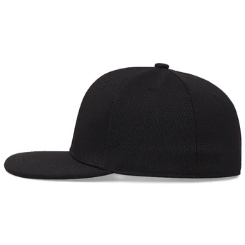Модерна шапка с плоска периферия хип-хоп шапка е напълно затворен и бейзболна шапка на голяма обиколката на главата възстановяване на предишното положение