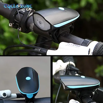 Набор от велосипедни лампи с вграден rozhok USB Акумулаторна Супер Ярки размерът на фаровете Задни led Велосипеден фенер за мъже и жени МТБ Колоездене